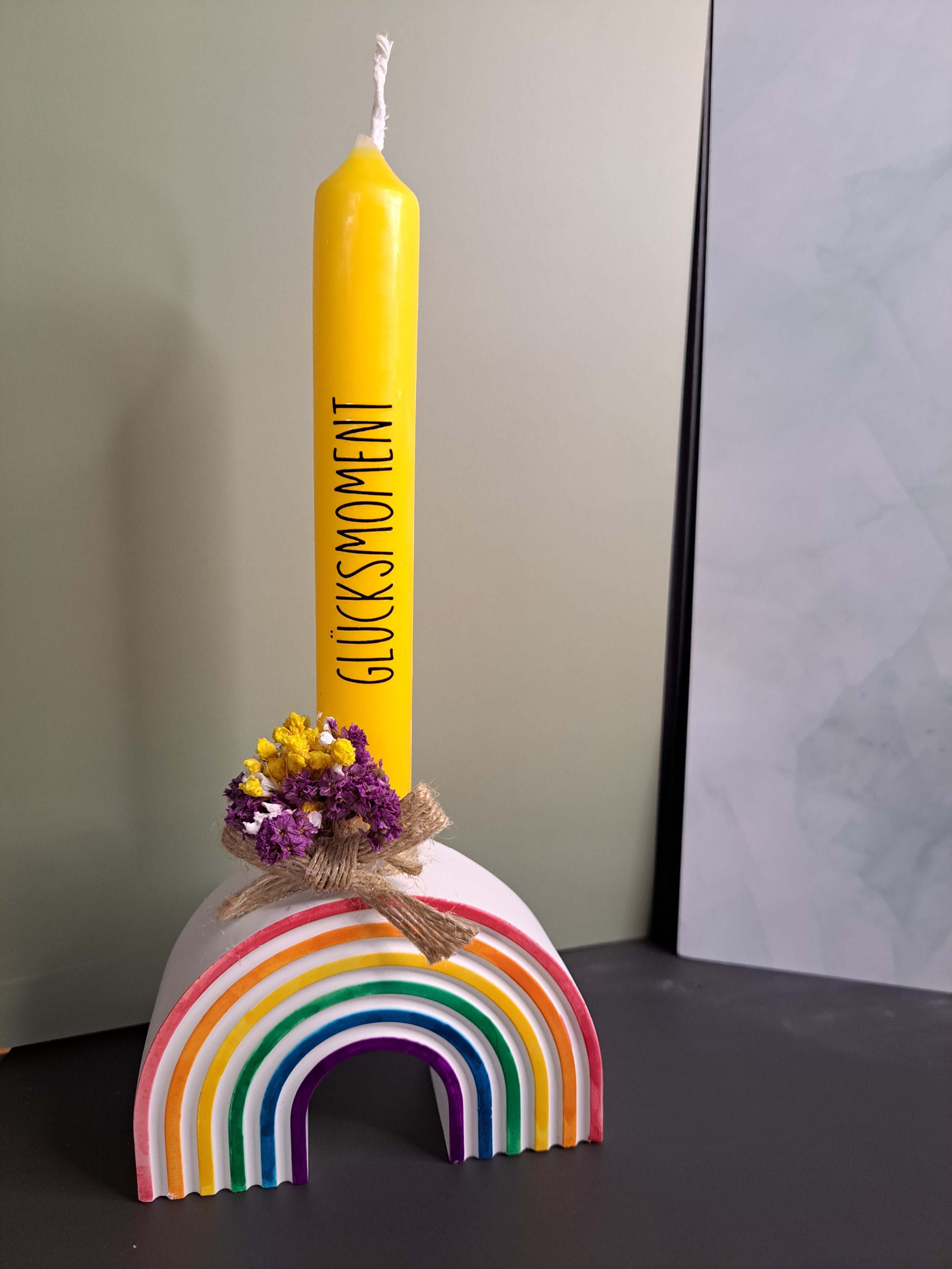 Glücksmoment Regenbogen